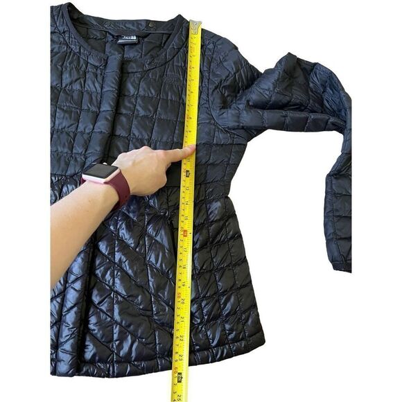 THE NORTH FACE JACKET BLACK QUILT SNAP ON Small Petite - Picture 5 of 12